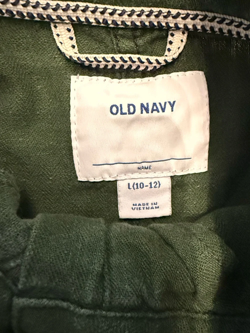 Old Navy Olive Green Light Jacket